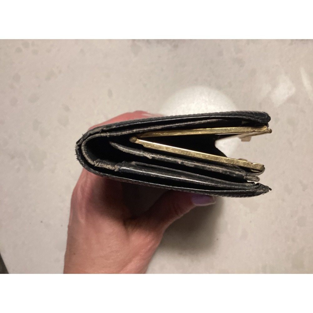 Louis Vuitton Epi Leather Bifold Wallet Coin Purse Black - Picture 11 of 16
